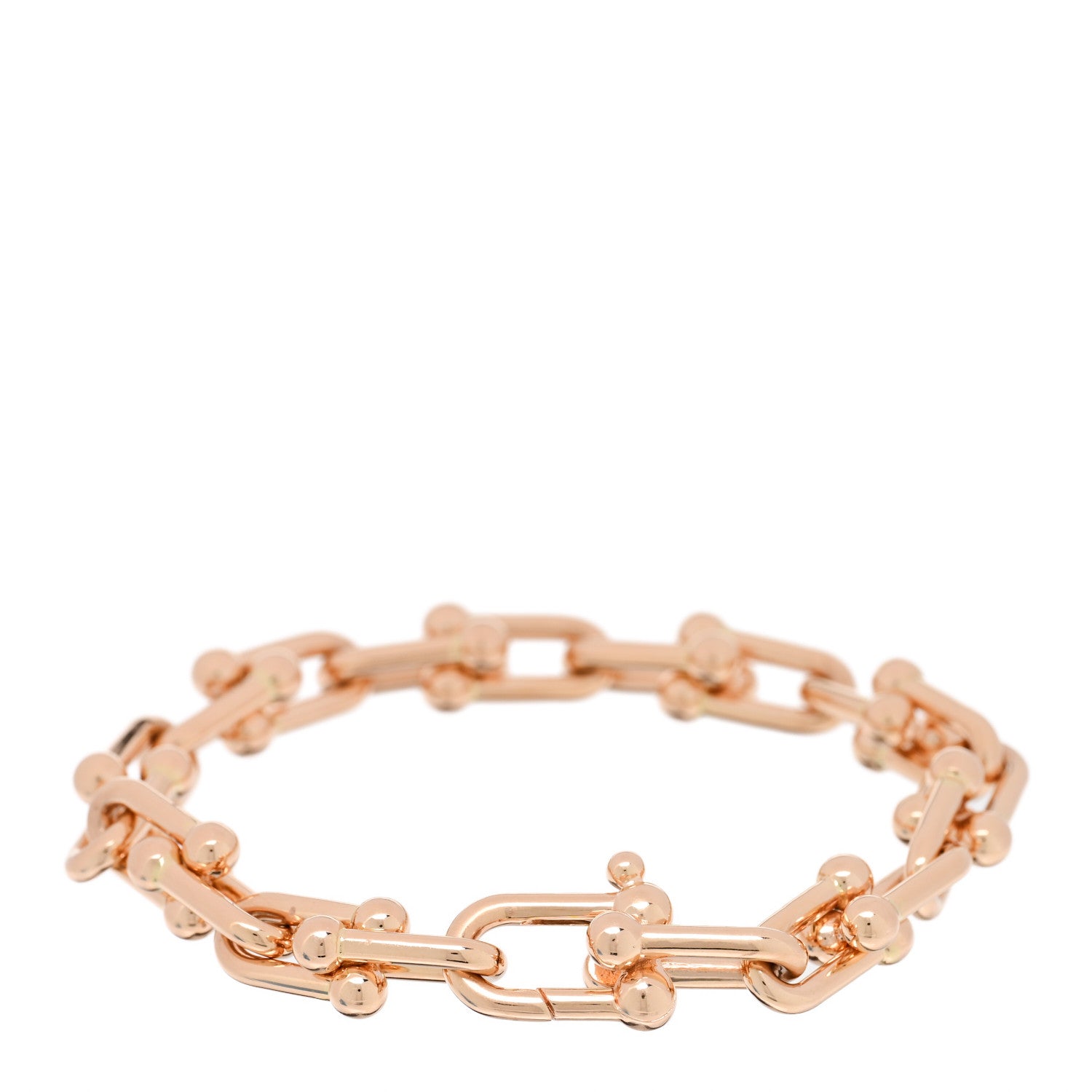 Tiffany 18K Rose Gold Medium HardWear Link Bracelet 2 of 4