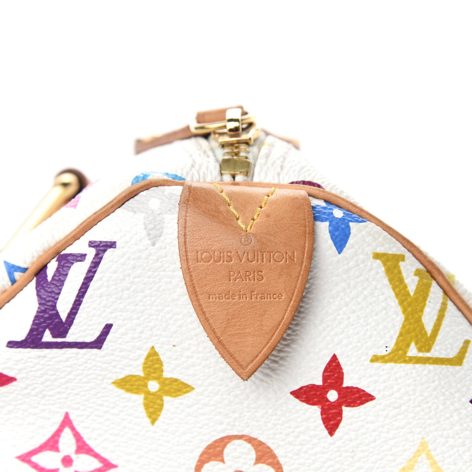 Louis Vuitton Monogram Multicolor Speedy 30 White 8 of 10