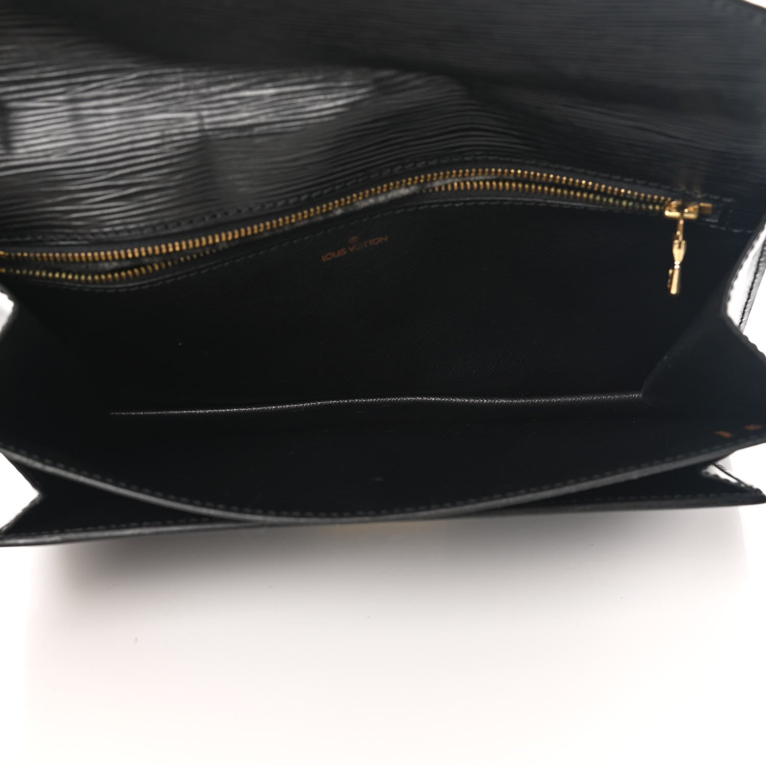 Louis Vuitton Epi Pochette Sellier Dragonne Clutch Black 5 of 14