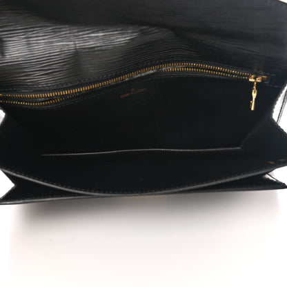 Louis Vuitton Epi Pochette Sellier Dragonne Clutch Black 5 of 14