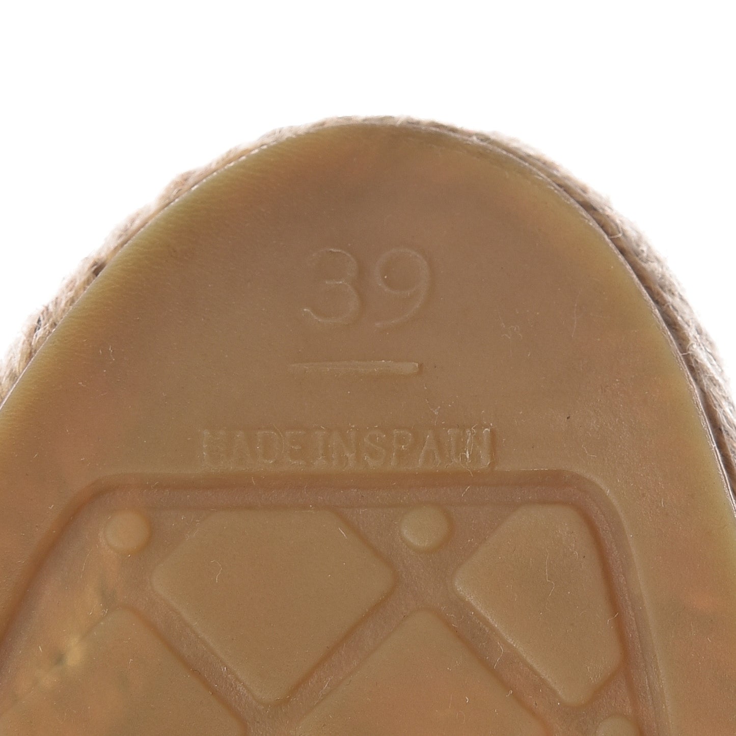 Lambskin CC Espadrilles 39 Black