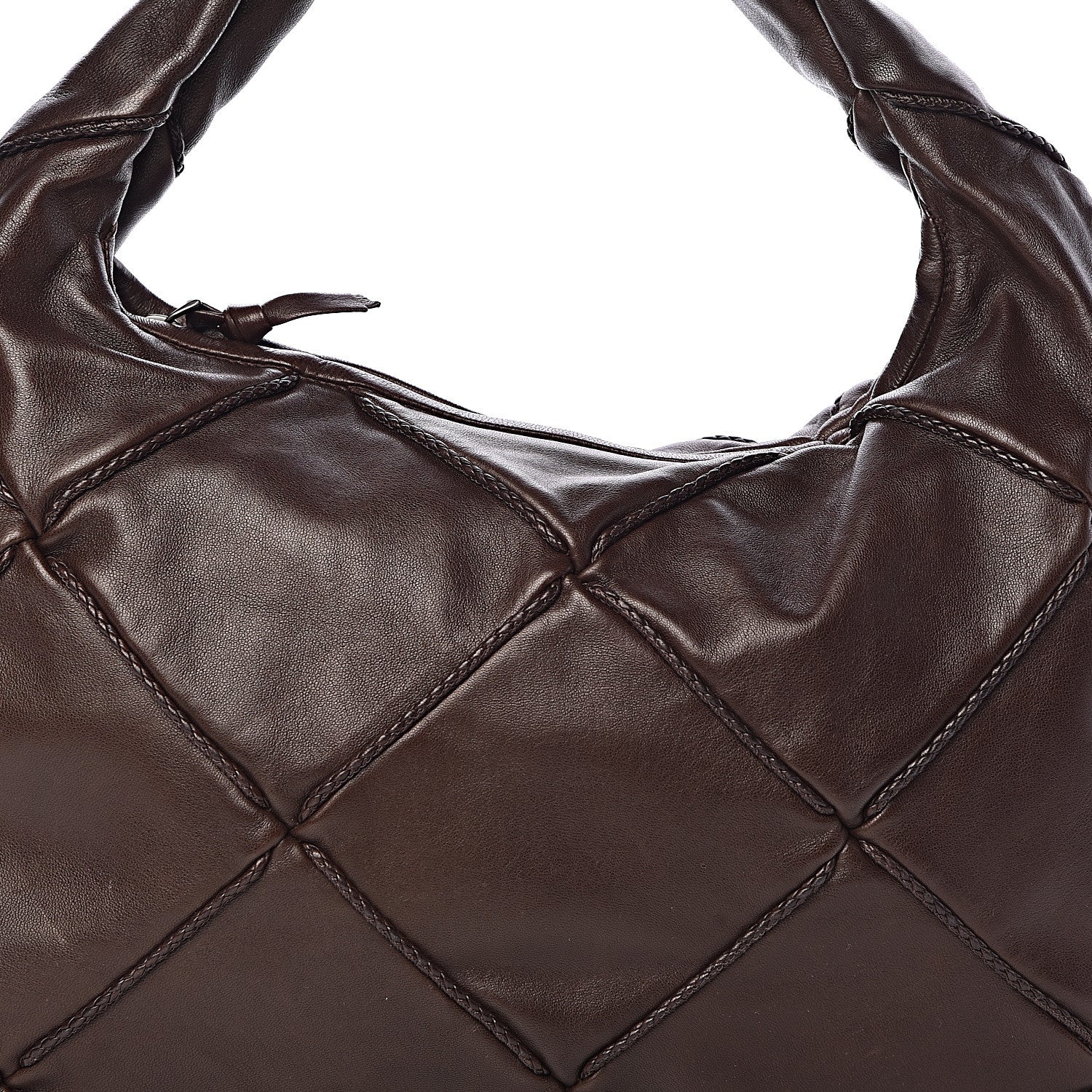 Bottega Veneta Nappa Quilted Medium Veneta Hobo Ebano 9 of 9