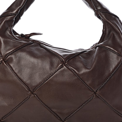 Bottega Veneta Nappa Quilted Medium Veneta Hobo Ebano 9 of 9