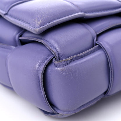 Bottega Veneta Lambskin Maxi Intreccio Padded Chain Cassette Crossbody Bag Lavender 7 of 16