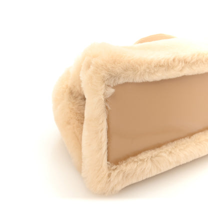 Salvatore Ferragamo Merino Smooth Calfskin Mini Hug Bag Natural Nude 9 of 10