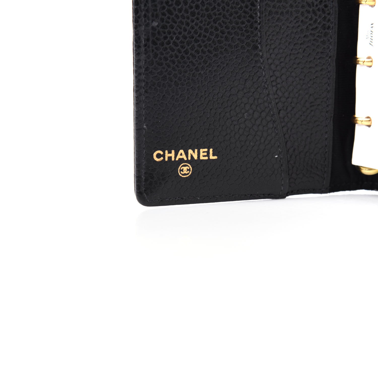 Chanel Caviar CC Small Ring Agenda Planner Black 6 of 8
