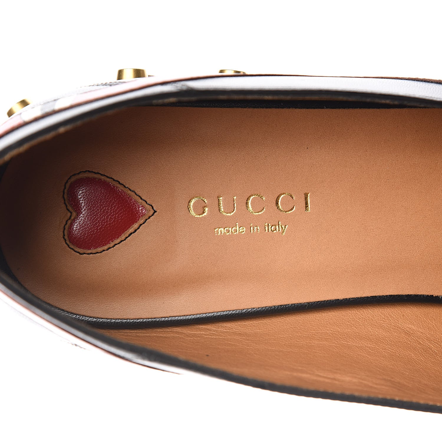 Gucci Malaga Kid Web Kingsnake GG Peyton Loafer Pumps 39 Black 7 of 9