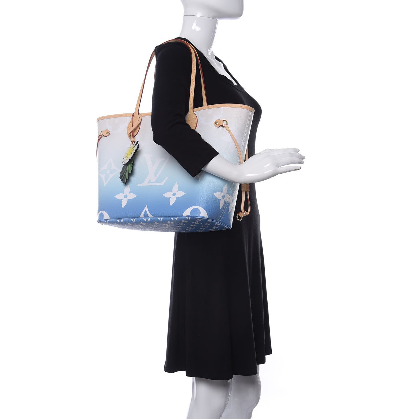 Monogram Giant By The Pool Neverfull MM Blue