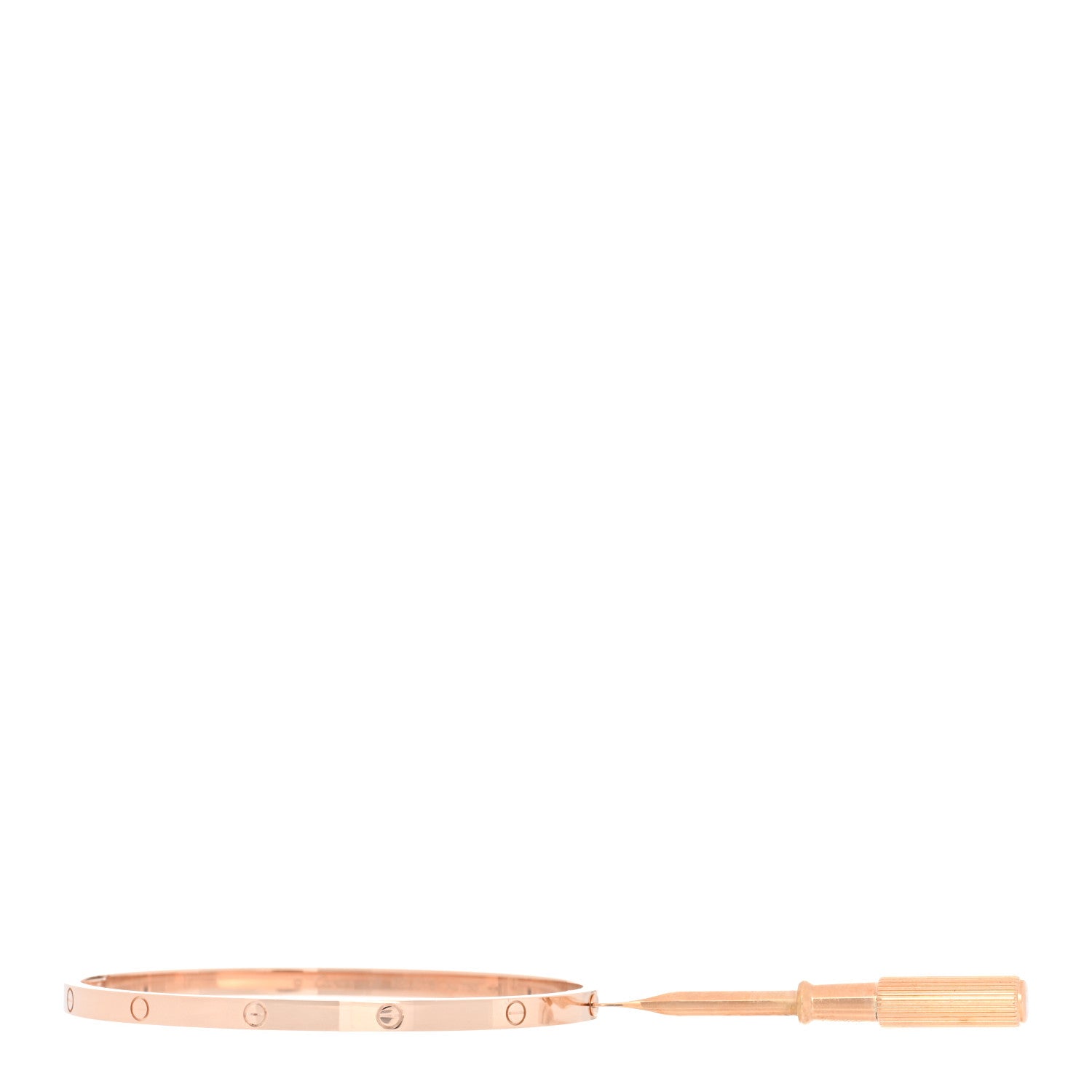 Cartier 18K Pink Gold Small LOVE Bracelet 18 3 of 7