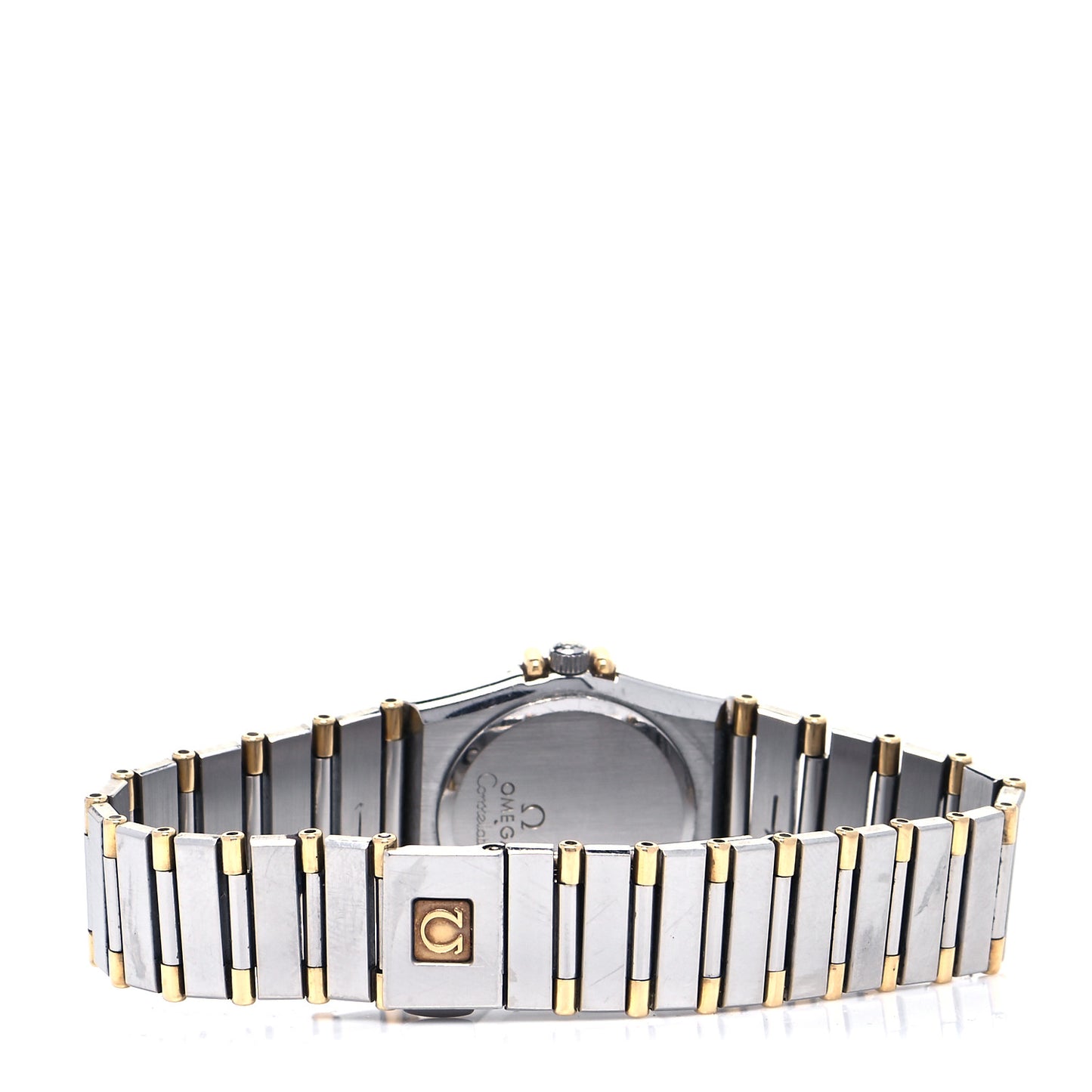 Stainless Steel 18K Yellow Gold 22mm Constellation Quartz Watch Champagne 795.1080