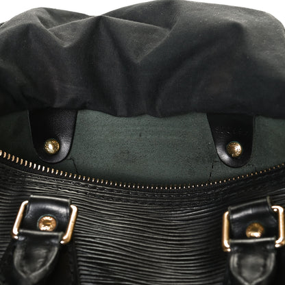Louis Vuitton Epi Speedy 25 Black 14 of 19
