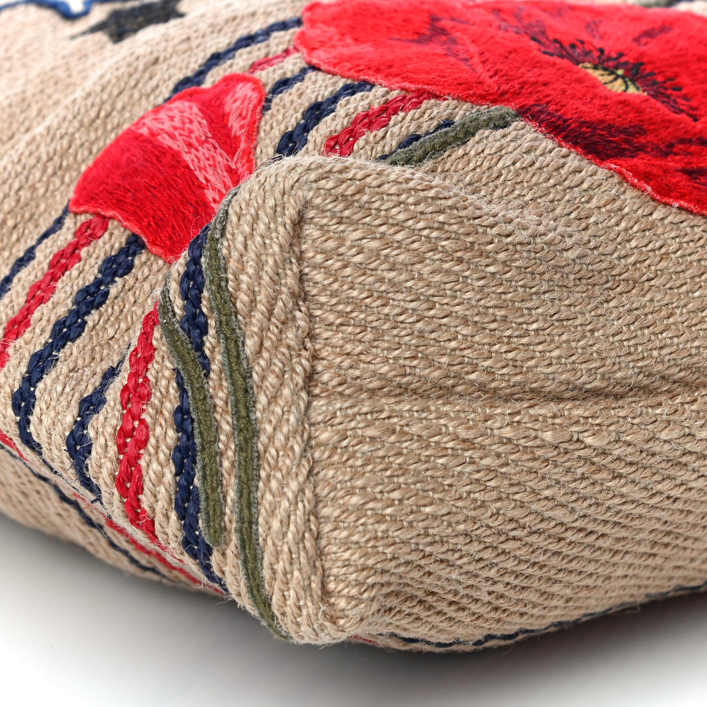 Straw Juta Printed Arles Tote Beige