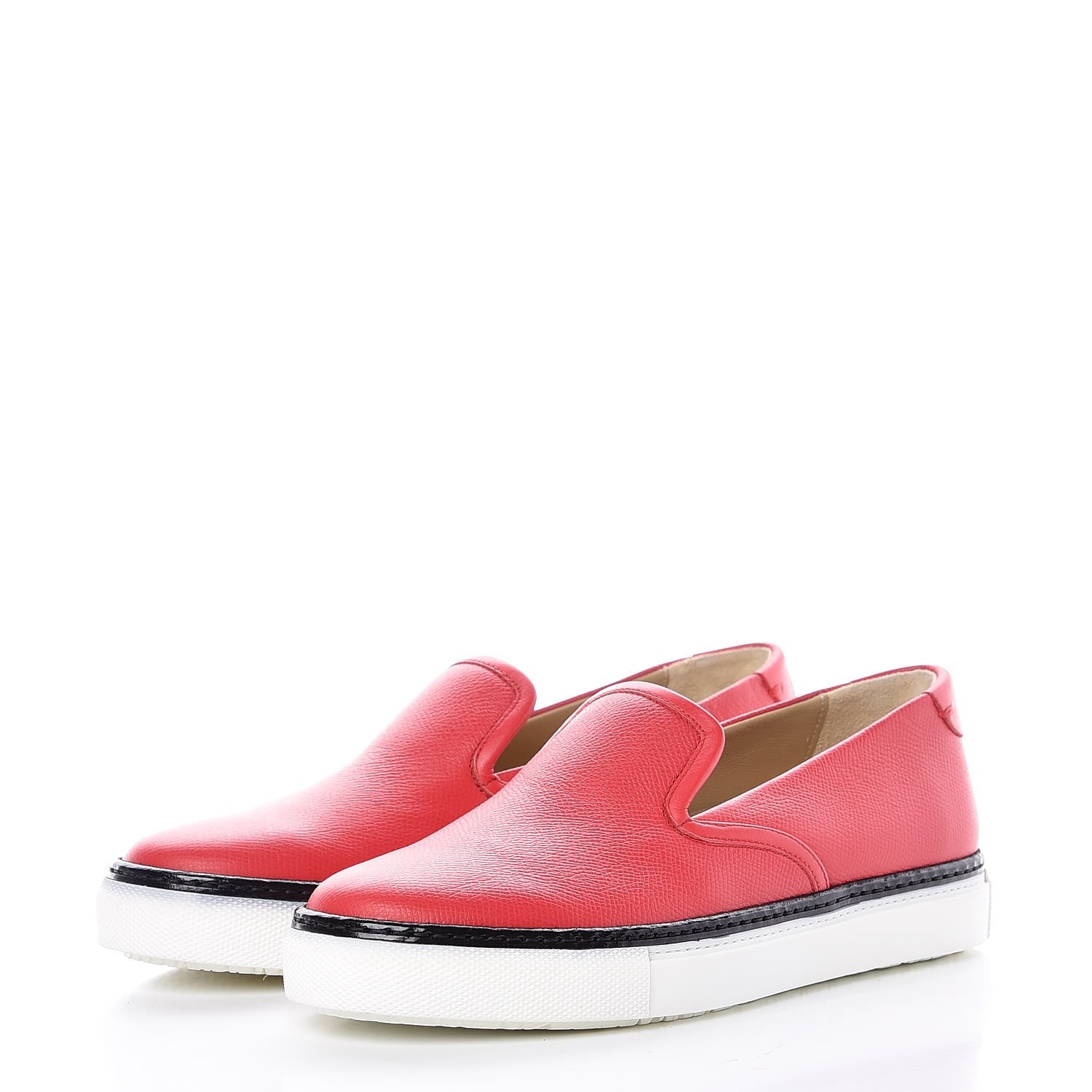Hermes Epsom Mens Kick Sneakers 37 Rouge 3 of 10