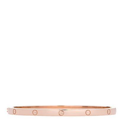 Cartier 18K Pink Gold Small LOVE Bracelet 17 2 of 8