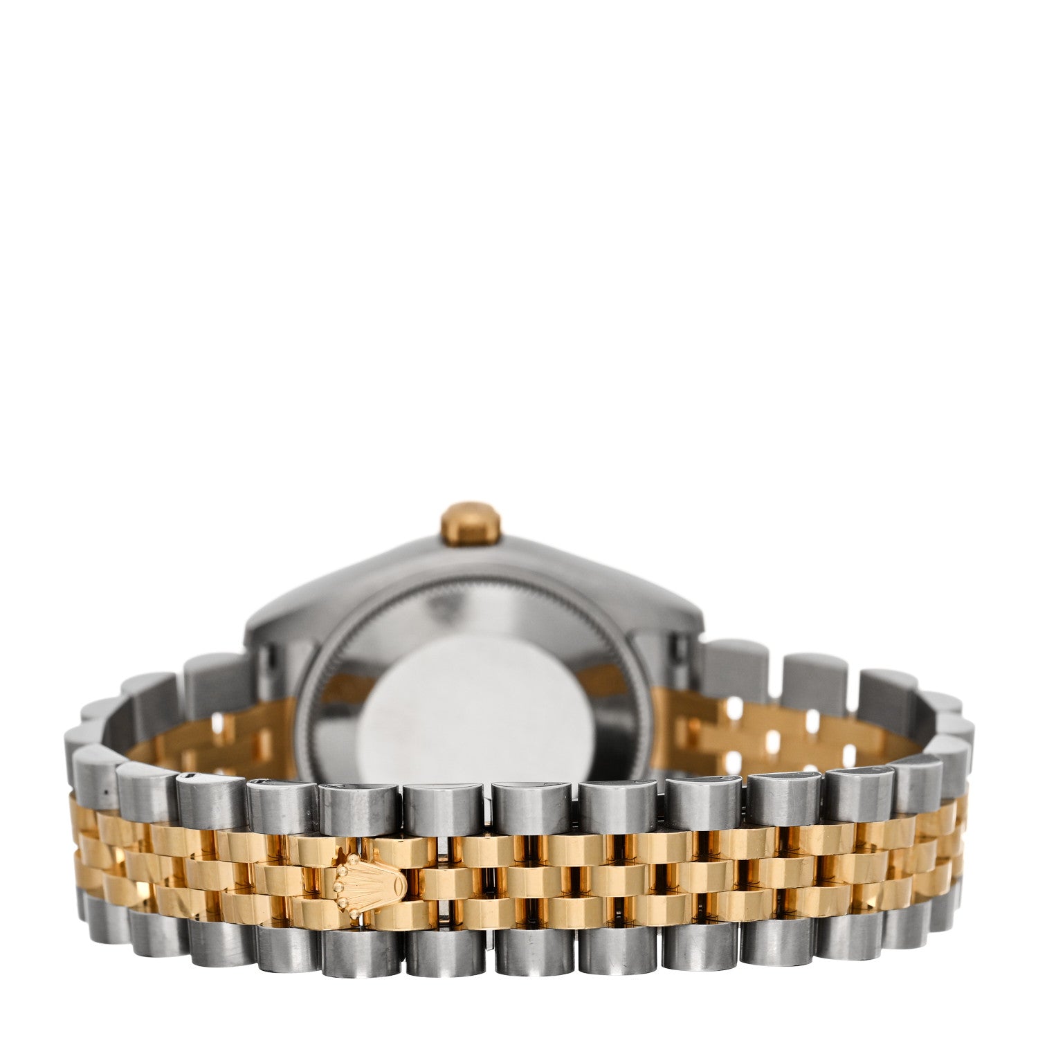 Rolex Stainless Steel 18K Yellow Gold Diamond Mother of Pearl 31mm Oyster Perpetual Datejust Watch 178273 3 of 5