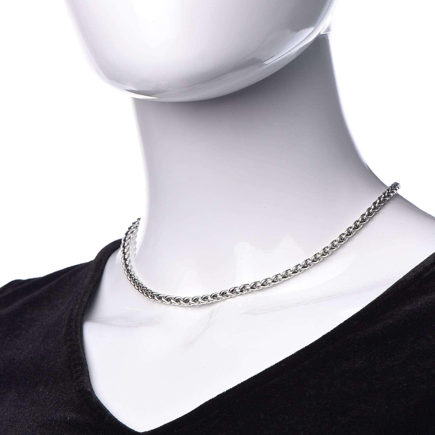 David Yurman Sterling Silver Wheat Chain Necklace 2 of 6