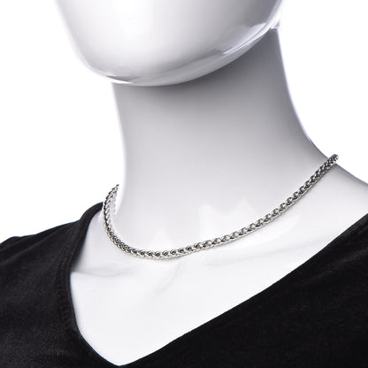 David Yurman Sterling Silver Wheat Chain Necklace 2 of 6