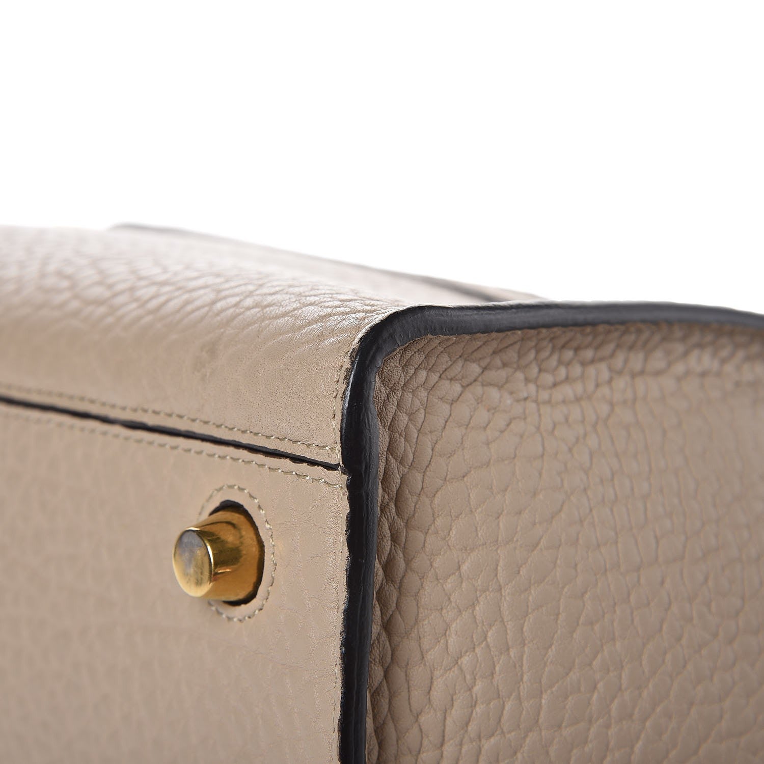 Celine Bullhide Calfskin Small Ring Bag Dune 12 of 16