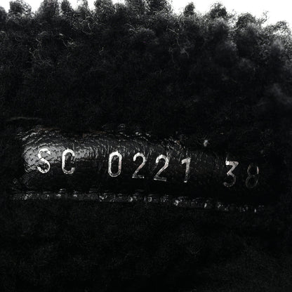 Louis Vuitton Shearling Magnetic Flat Mule 38 Black 8 of 9