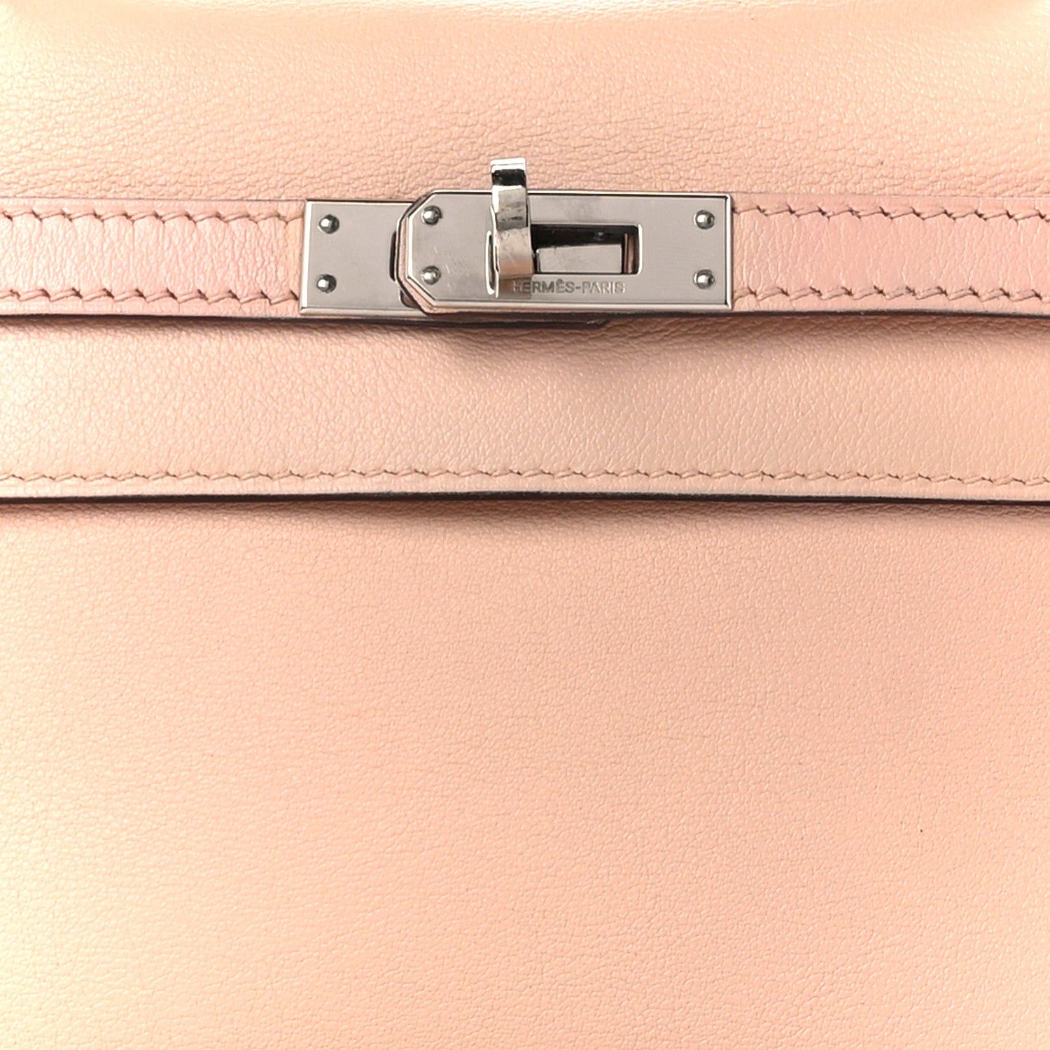 Hermes Swift Kelly Pochette Clutch Rose Eglantine 8 of 10