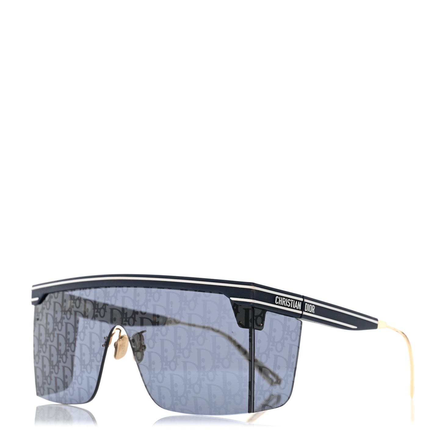 Oblique Diorclub M1U Mask Sunglasses Blue