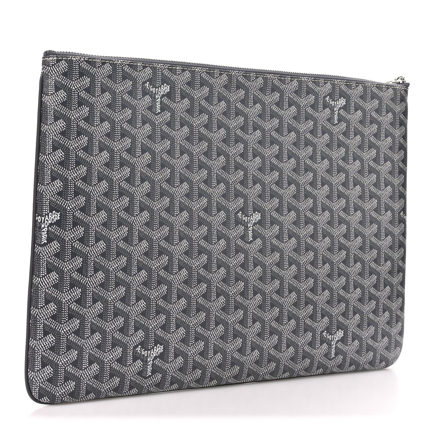 Goyard Goyardine Senat Pochette GM Grey 3 of 8