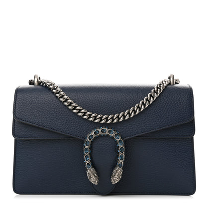 Gucci Dollar Calfskin Crystal Small Dionysus Shoulder Bag Blue Agata Montana Sapphire 1 of 11