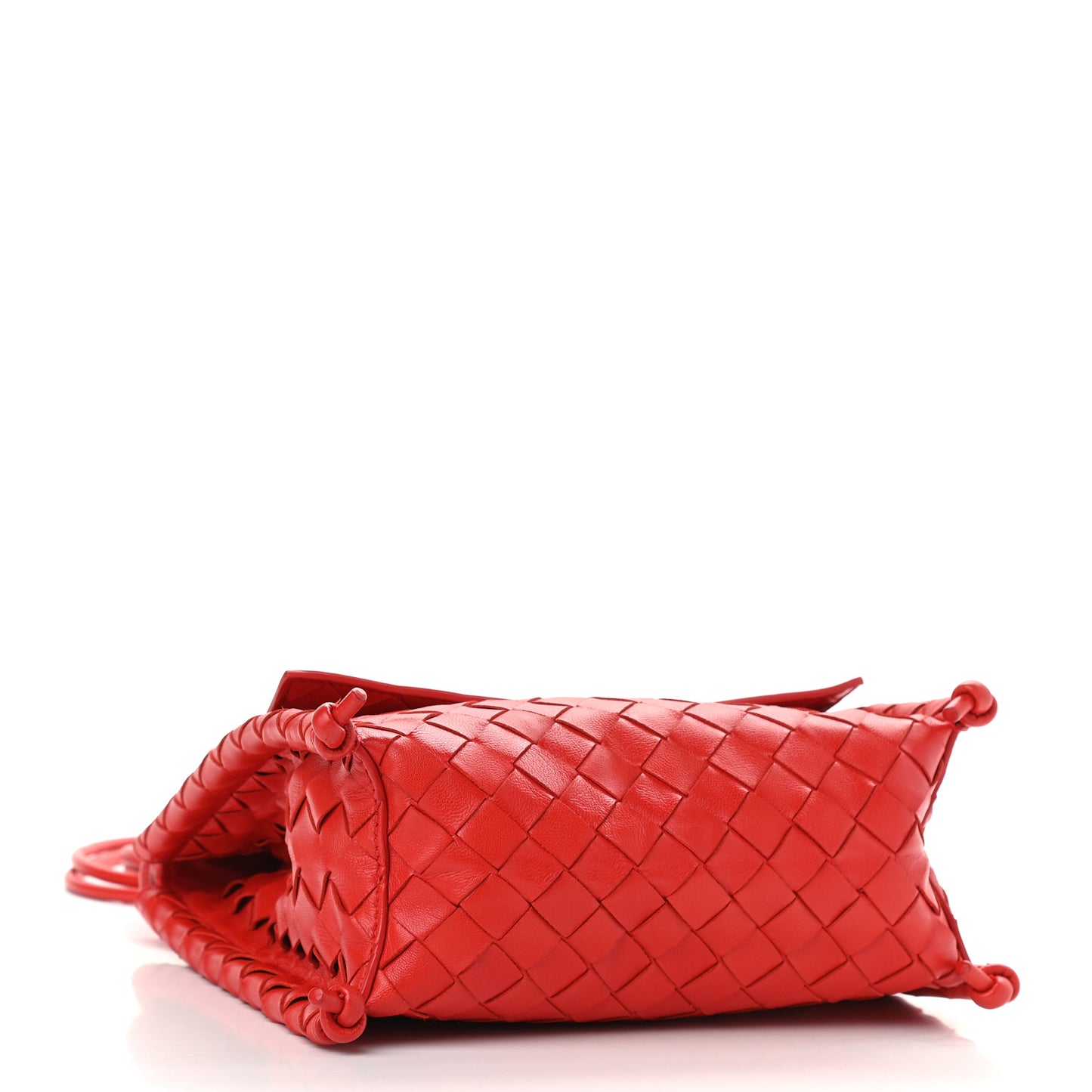 Nappa Intrecciato Small Knot Flap Crossbody Nail Polish