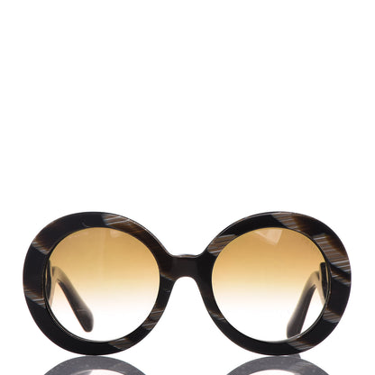 Prada Baroque Sunglasses SPR 27N Black Horn 2 of 7