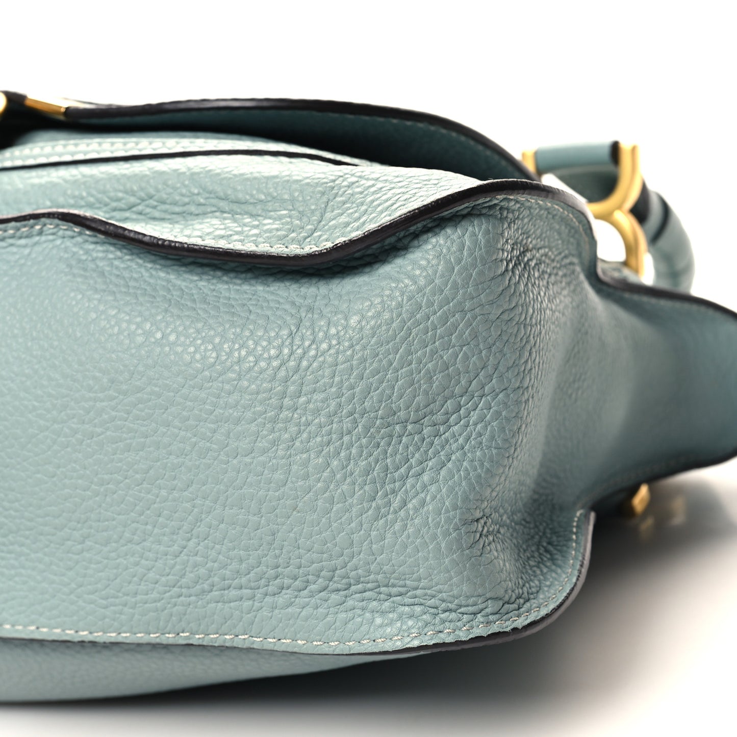 Calfskin Medium Marcie Satchel Faded Blue