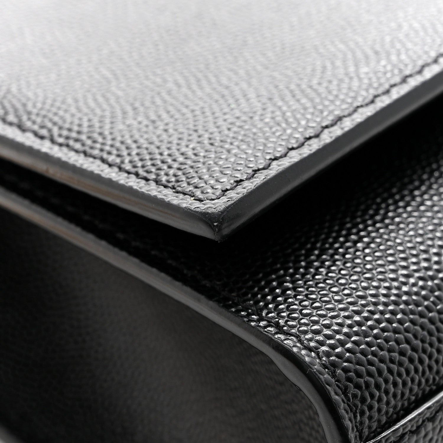 Saint Laurent Grain De Poudre Small Monogram Kate Satchel Black 13 of 14