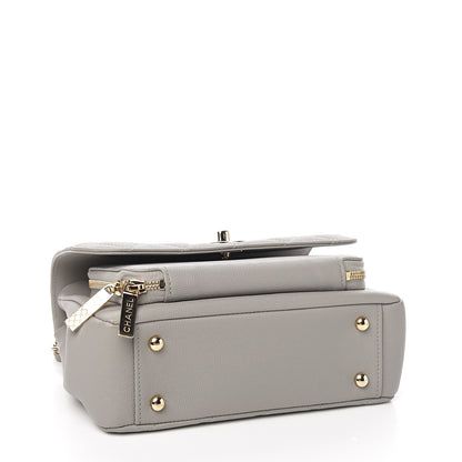Chanel Caviar Quilted Medium Business Affinity Flap Grey 3 of 10