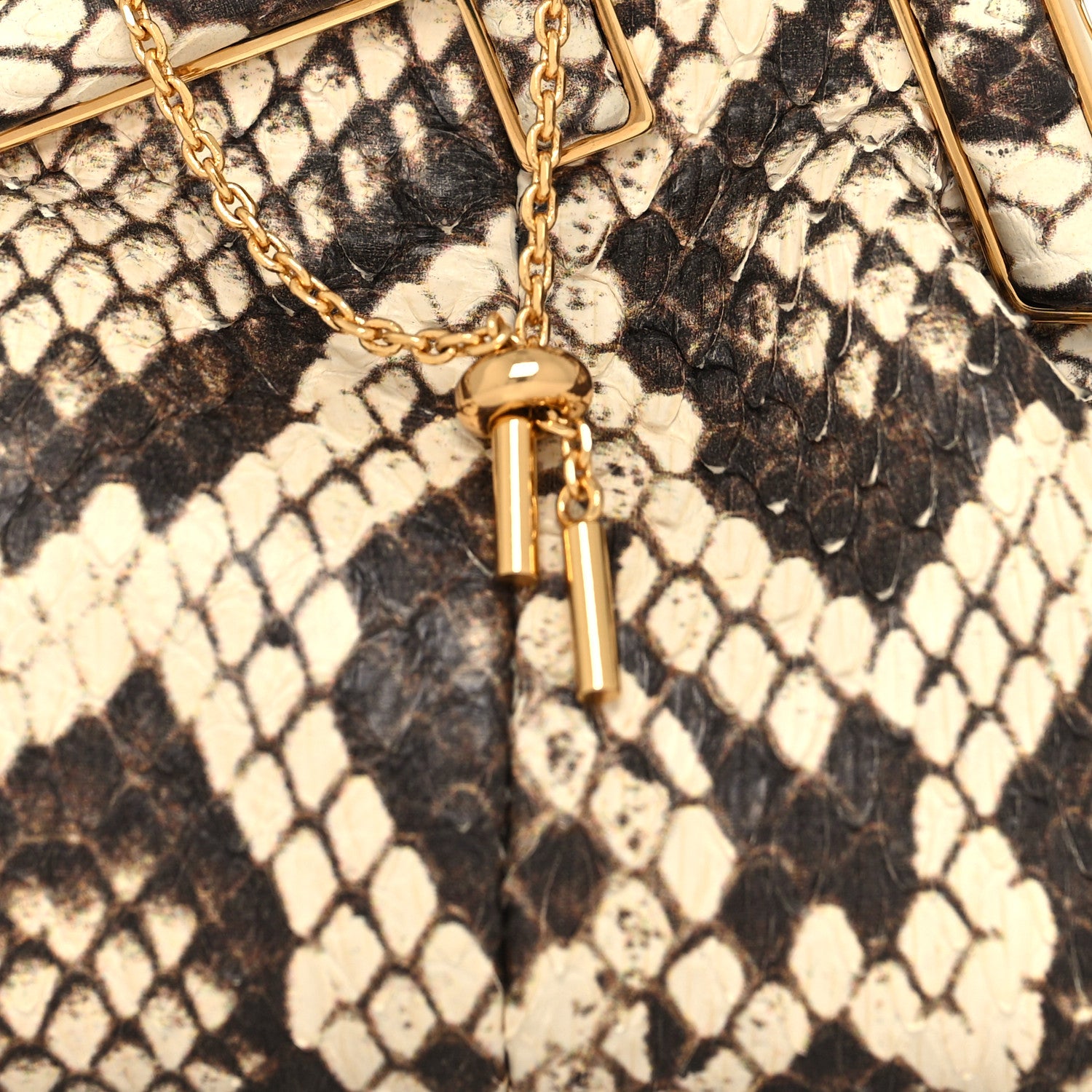 Fendi Elaphe Python Printed Nano Fendi First Bag Charm Daisy Roccia 8 of 10