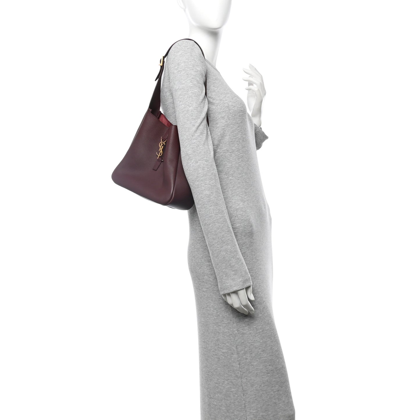 Smooth Calfskin Small Le 5 A 7 Soft Hobo Rouge Legion