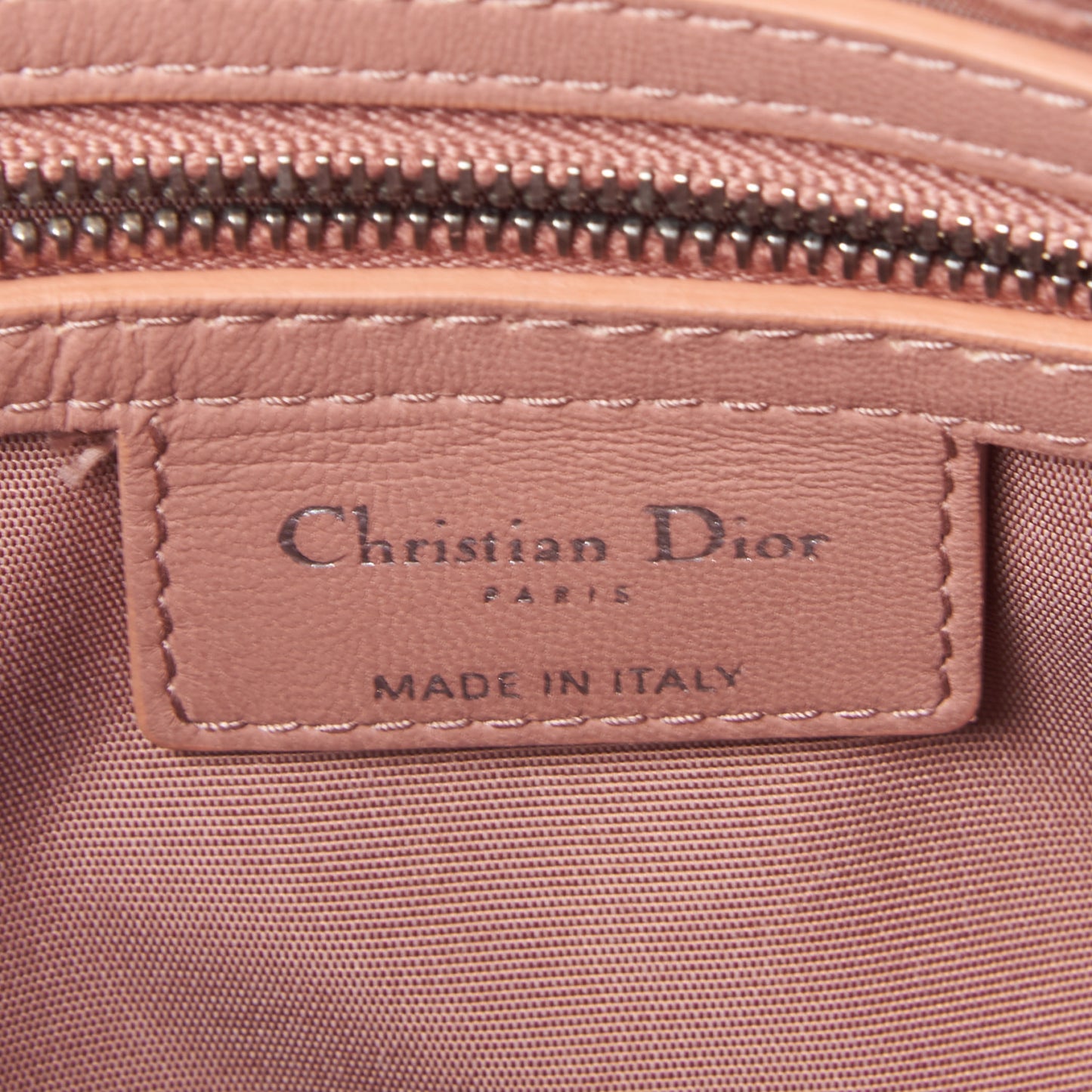 Lambskin Cannage Large Dior Soft Shopping Tote Bois de Rose