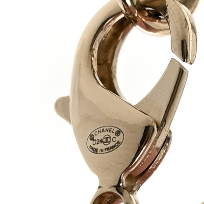 Chanel Metal Resin Crystal CC Charm Belt Gold 3 of 3