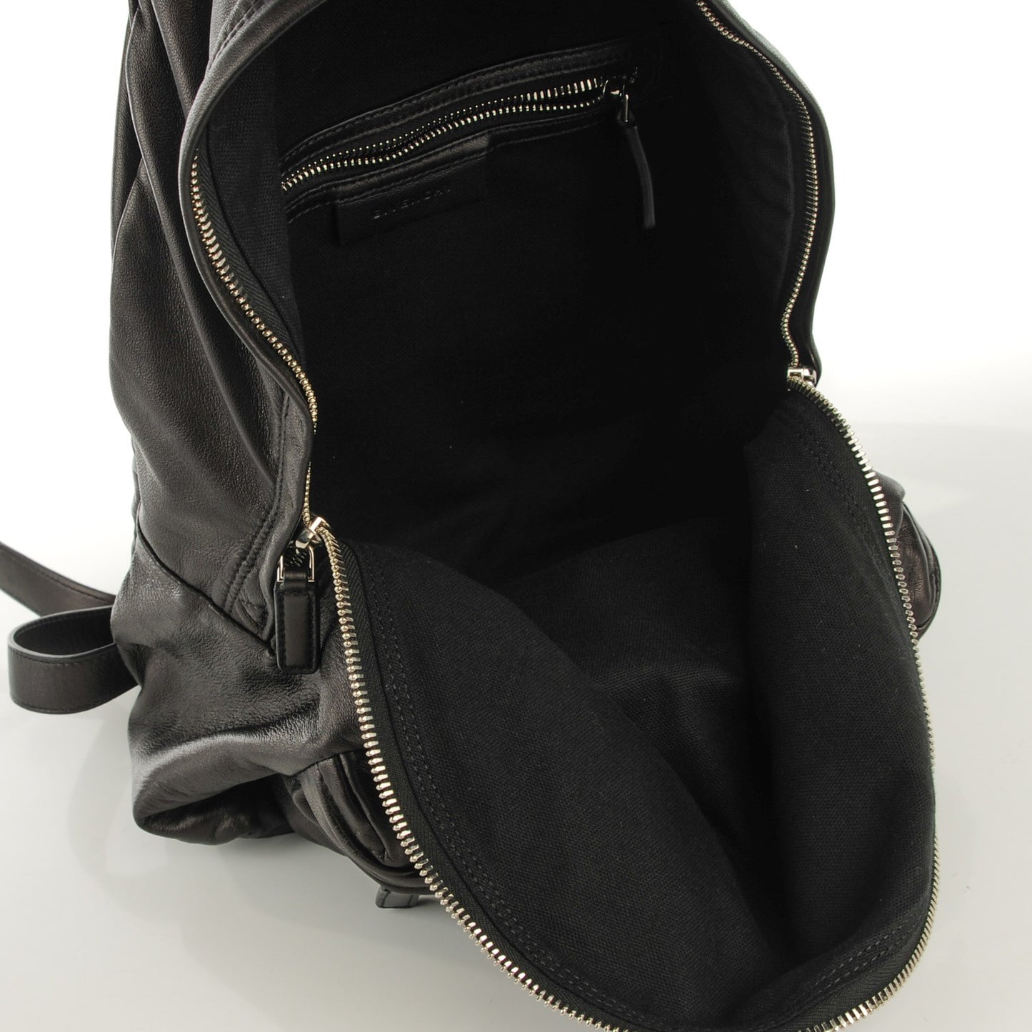 Supple Nappa Small Backpack Black