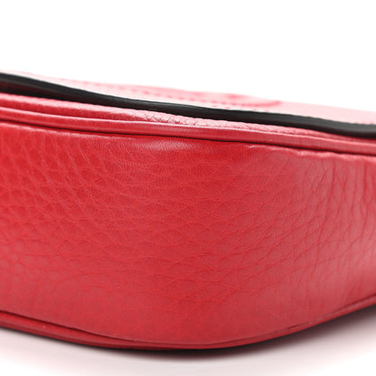 Gucci Pebbled Calfskin Small Soho Flap Crossbody Red 10 of 10