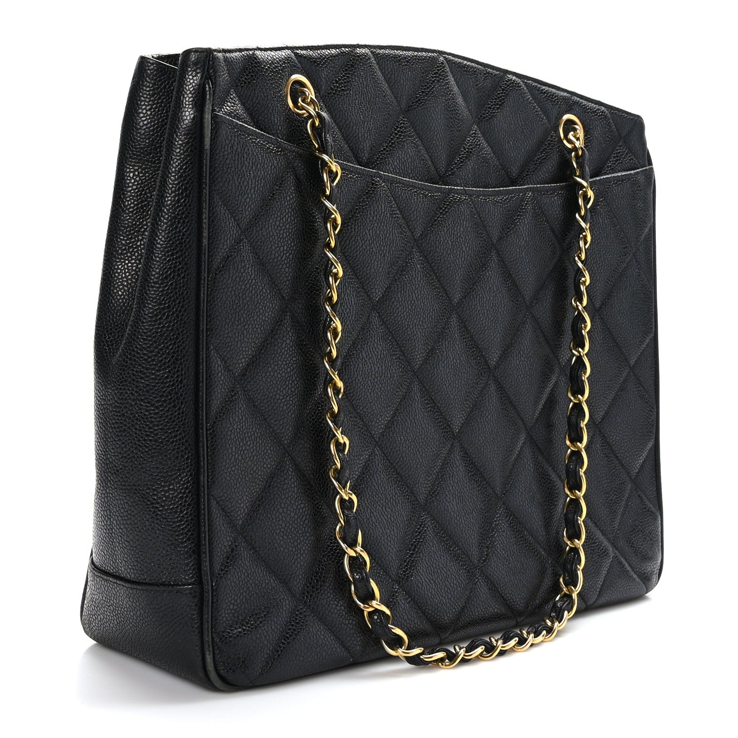 Chanel Caviar Quilted Flap Shoulder Bag Black 3 of 9