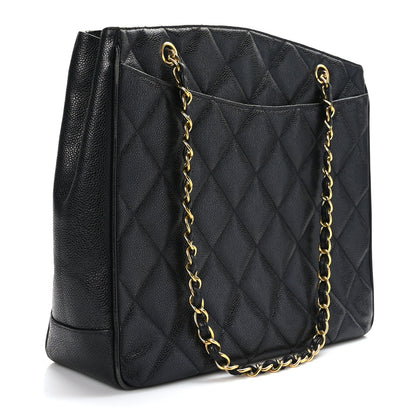 Chanel Caviar Quilted Flap Shoulder Bag Black 3 of 9