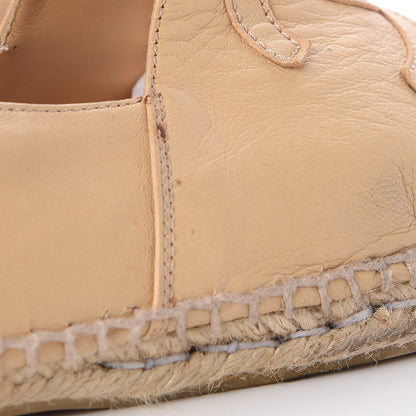 Chanel Lambskin CC Espadrilles 41 Beige Black 14 of 21