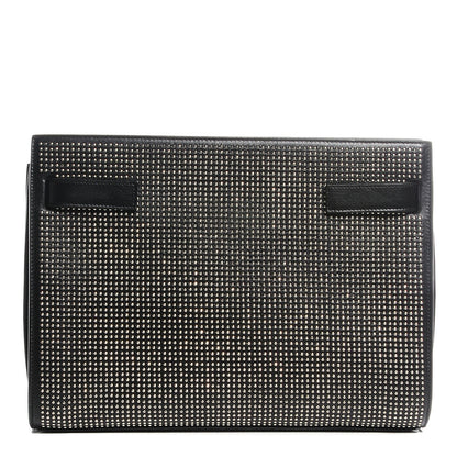 Saint Laurent Calfskin Stud Sac De Jour Clutch Black 1 of 8