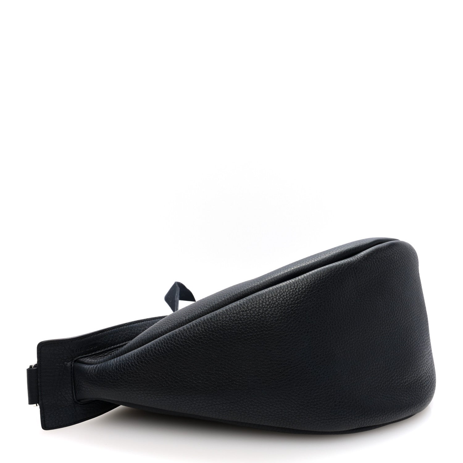 The Row Grained Calfskin Large Slouchy Banana Bag Black 4 of 9