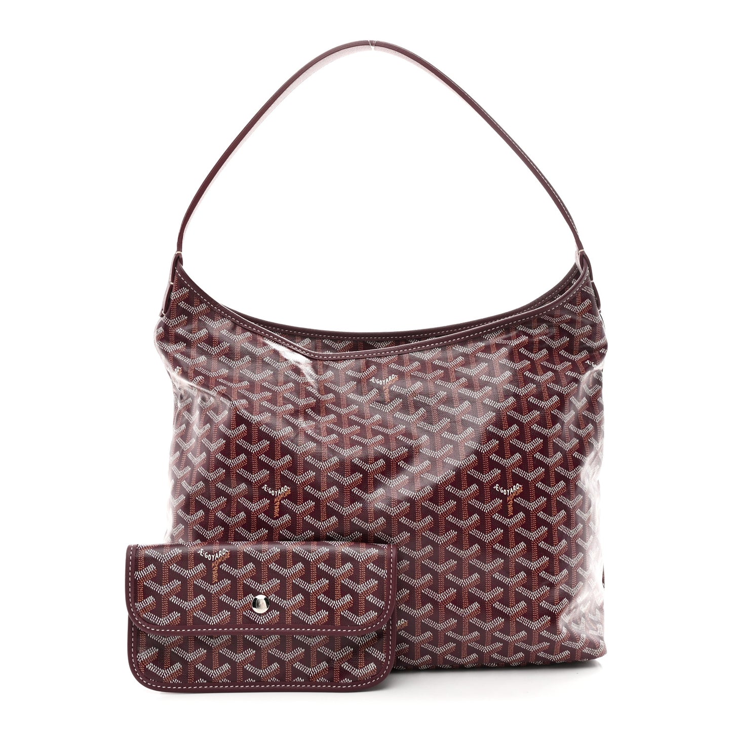 Goyardine Boheme Hobo Burgundy