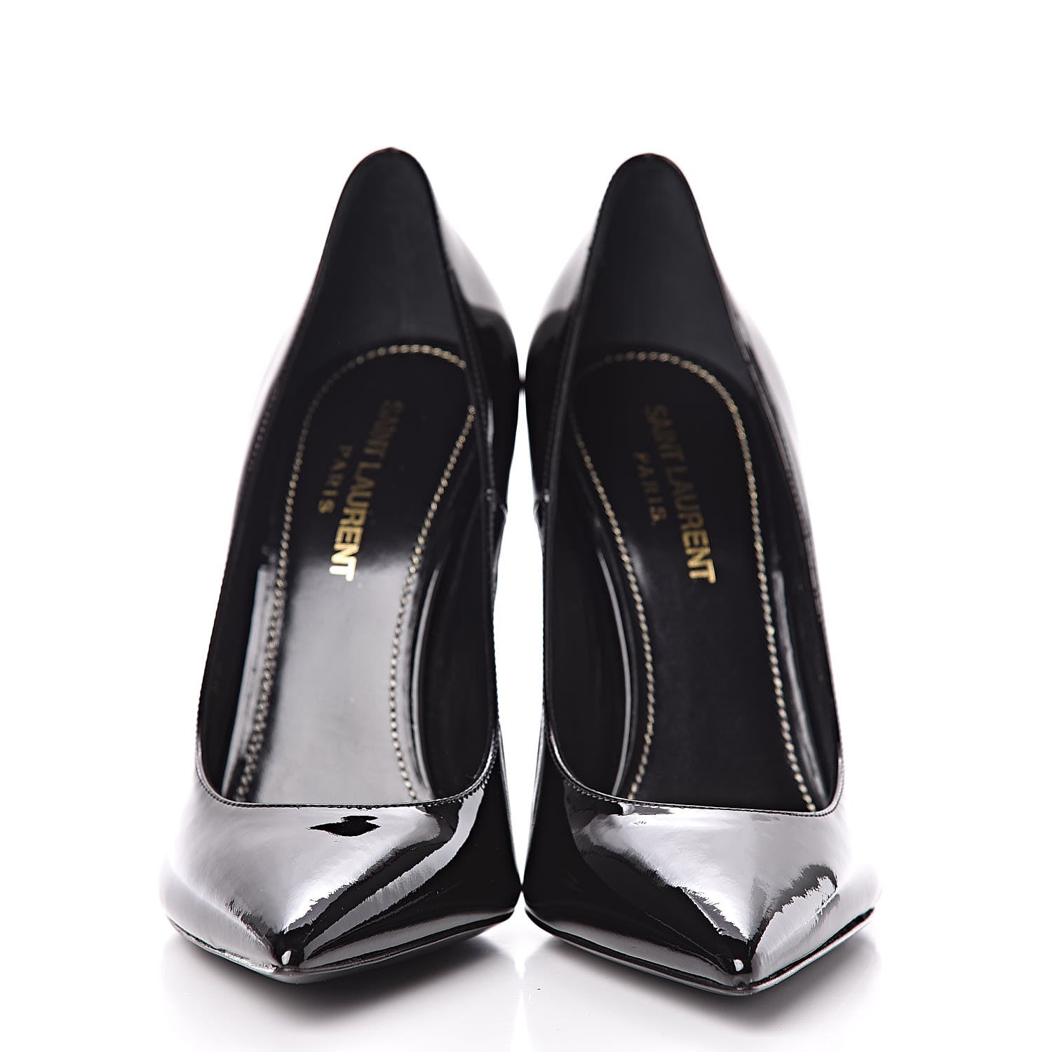 Saint Laurent Patent Opyum 110 Pumps 37.5 Black 2 of 9