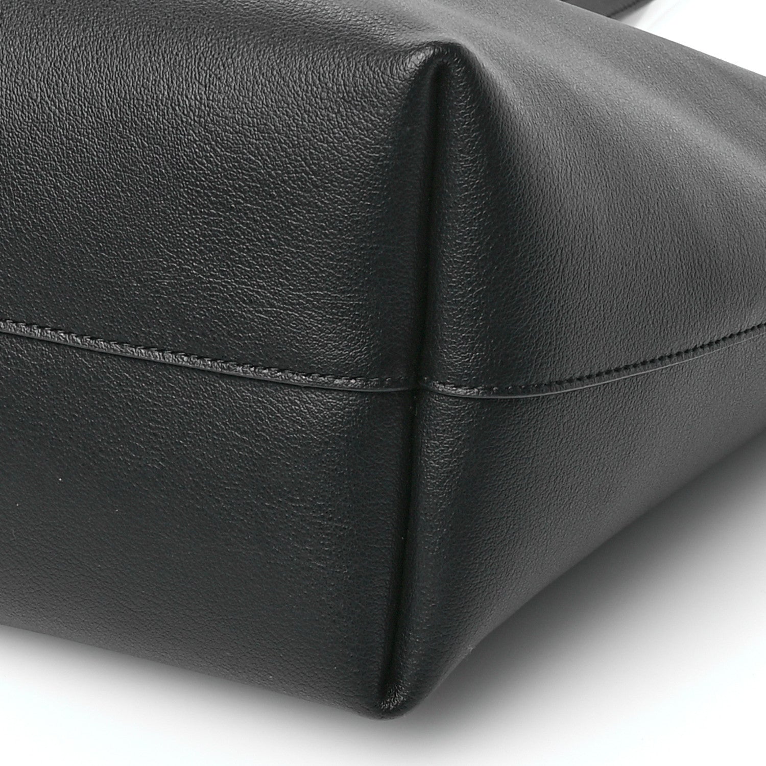 Saint Laurent Calfskin Large Shopping Tote Black 11 of 11