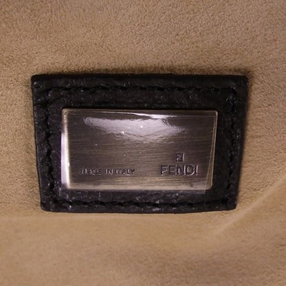 Fendi Calfskin Whipstitch Large Messenger Black 8 of 13