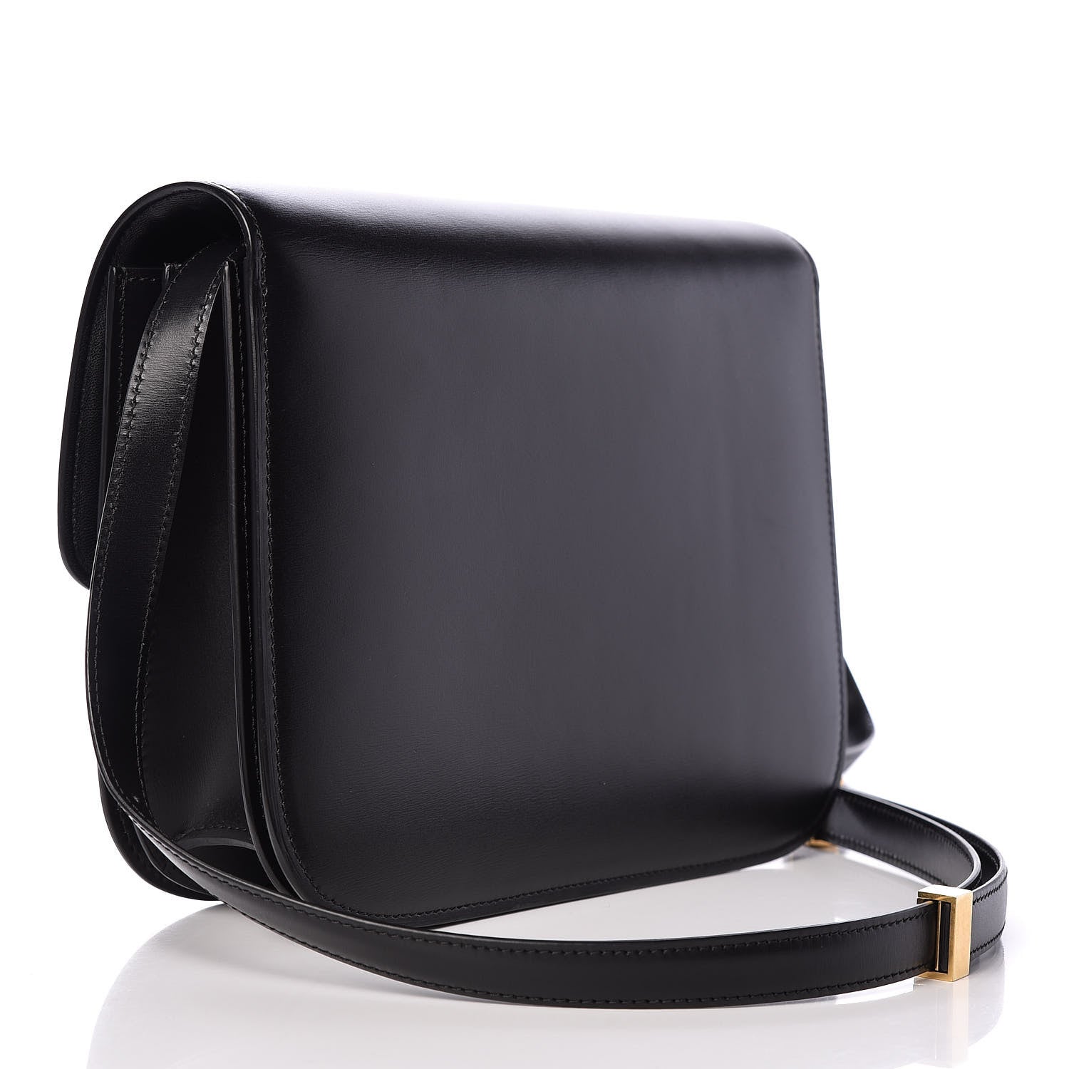 Celine Box Calfskin Medium Classic Box Flap Bag Black 3 of 11