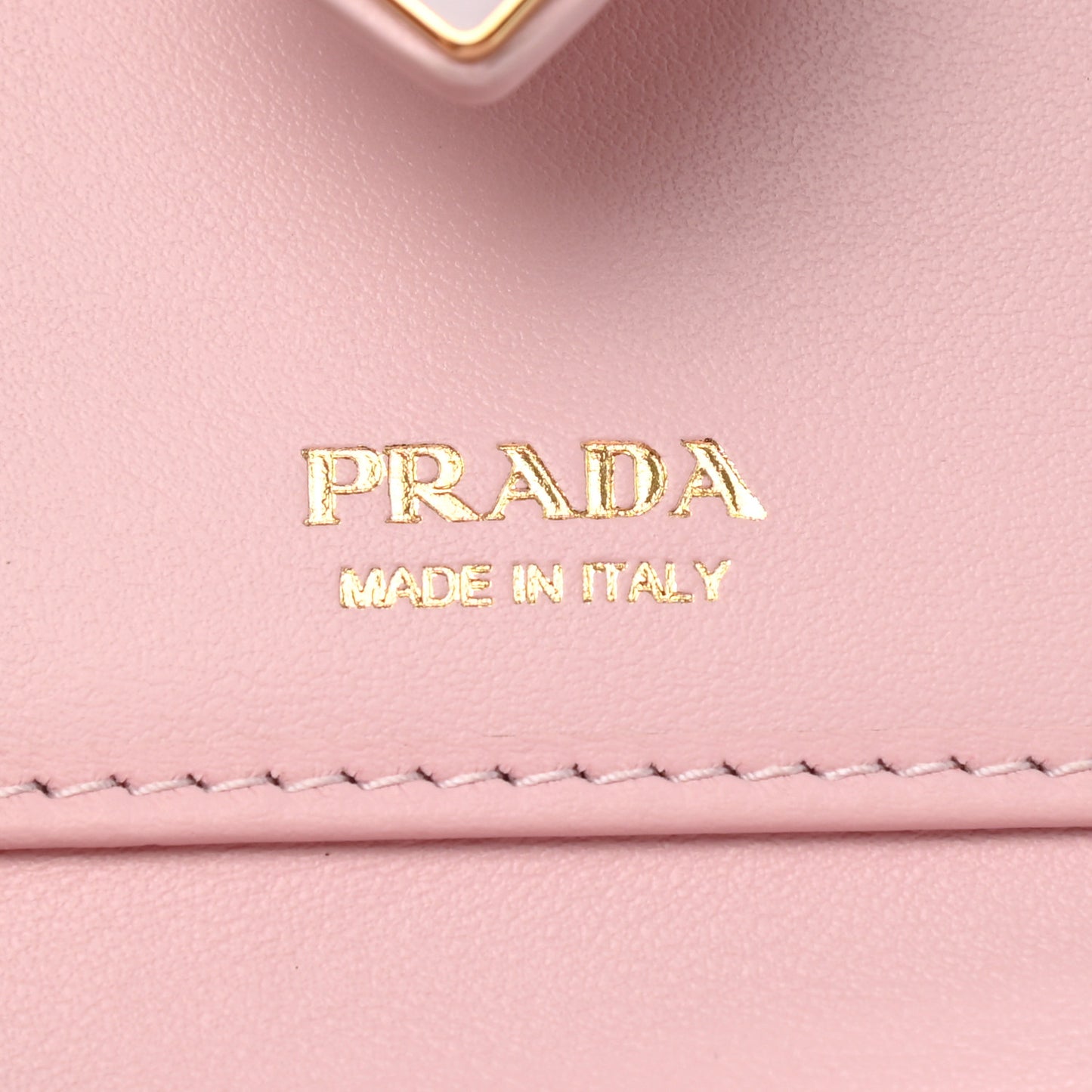 Saffiano Smooth Calfskin Tab Card Holder Compact Wallet Cipria