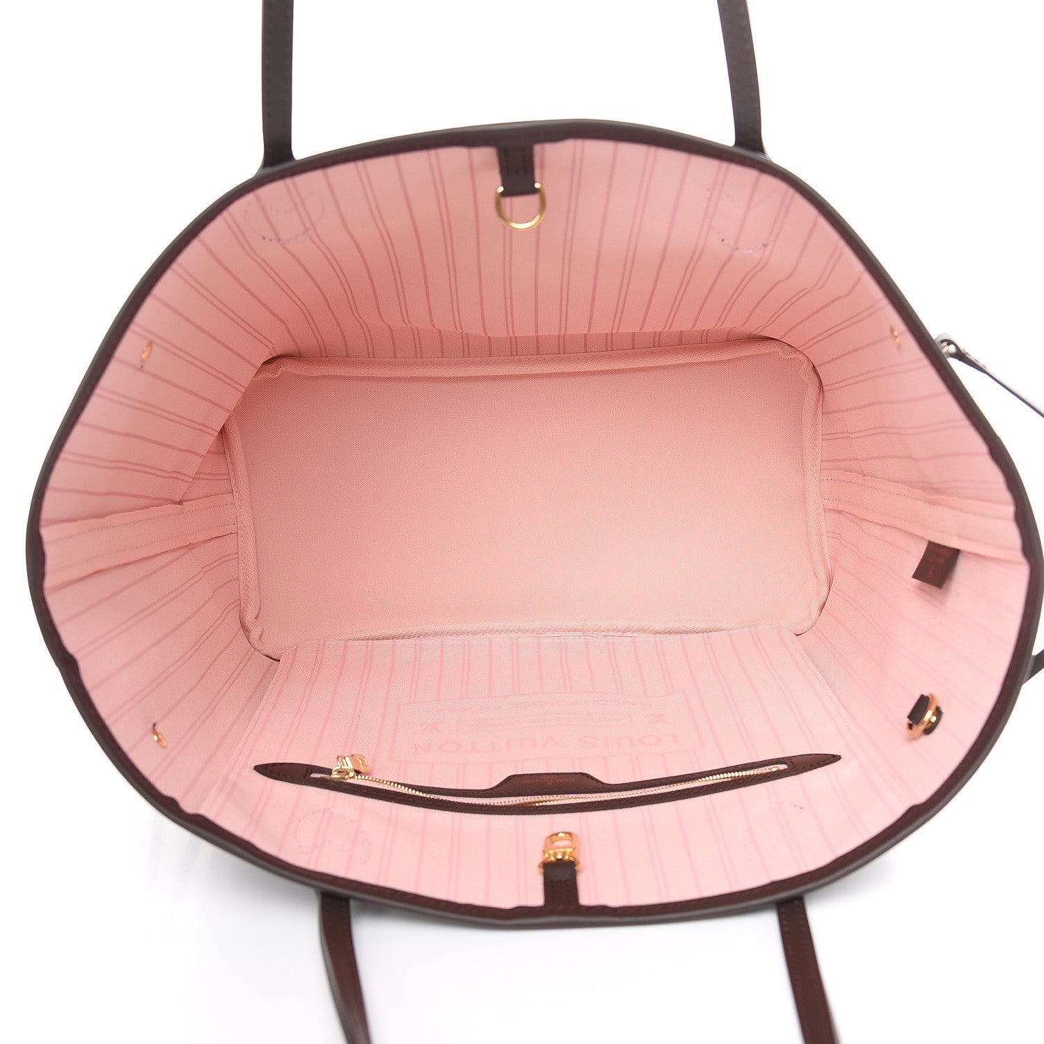 Louis Vuitton Damier Ebene Neo Neverfull MM Rose Ballerine 5 of 10